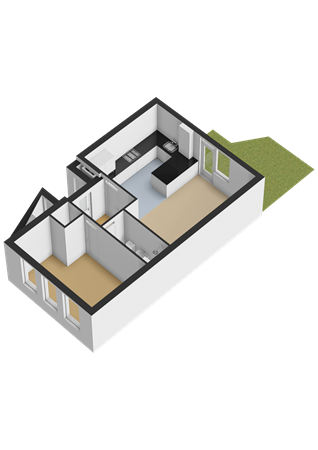 Floorplan - Koestraat 3A, 2871 DM Schoonhoven